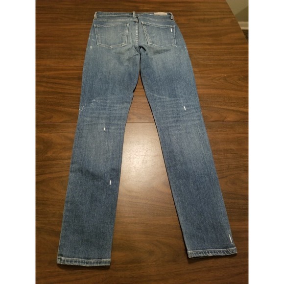 Agolde Sophie Jeans Women's Size 27 Distressed Skinny Denim Medium Wash Cannas - Picture 3 of 8